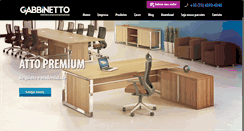 Desktop Screenshot of gabbinetto.com.br